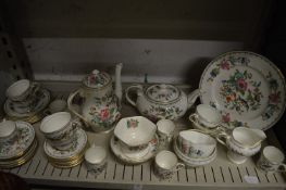 A quantity of Aynsley Pembroke china.