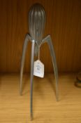 An Alessi Philippe Starck lemon squeezer.
