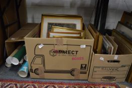 A large quantity of various prints, some unframed.