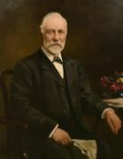 Robert Cree Crawford (1842-1924), a portrait of Allan Cameron, oil on canvas, inscribed verso, 44