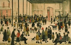 L. S. Lowry, 'Punch and Judy', lithograph, School Print Series, 17