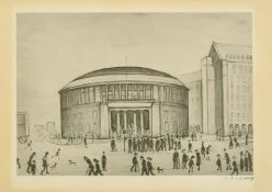 Laurence Stephen Lowry (1887-1976), 'The Reference Library', print, signed and with the Fine Art