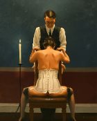 Jack Vettriano (b. 1951), 'The Perfectionist', oil on canvas, signed, 30