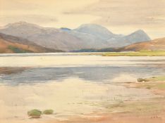 Leonard Marlborough Powell, Circa 1912, Scottish Lochs, both signed, each 10.5