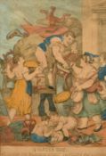 Thomas Rowlandson (1757-1827), 'Quarter Day, or clearing the premisses without consulting your