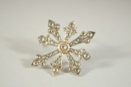 A STAR BROOCH.