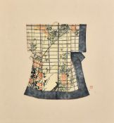 EARLY TO MID-20TH CENTURY CHINESE SCHOOL, A FINE STUDY OF A DESIGN FOR A COURT ROBE, watercolour and