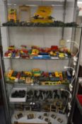 A good collection of die-cast toys and military items.
