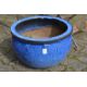 A pair of turquoise glazed planters. - Image 1 of 2