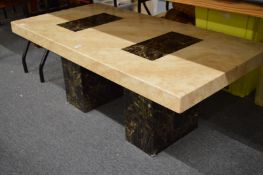 A stylish coffee table.