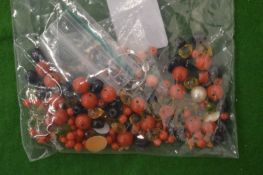 Various decorative beads.