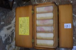 W F Stanley, a box set of microscope slides.