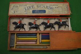 Britain's Lifeguards, boxed and a box of pencils.