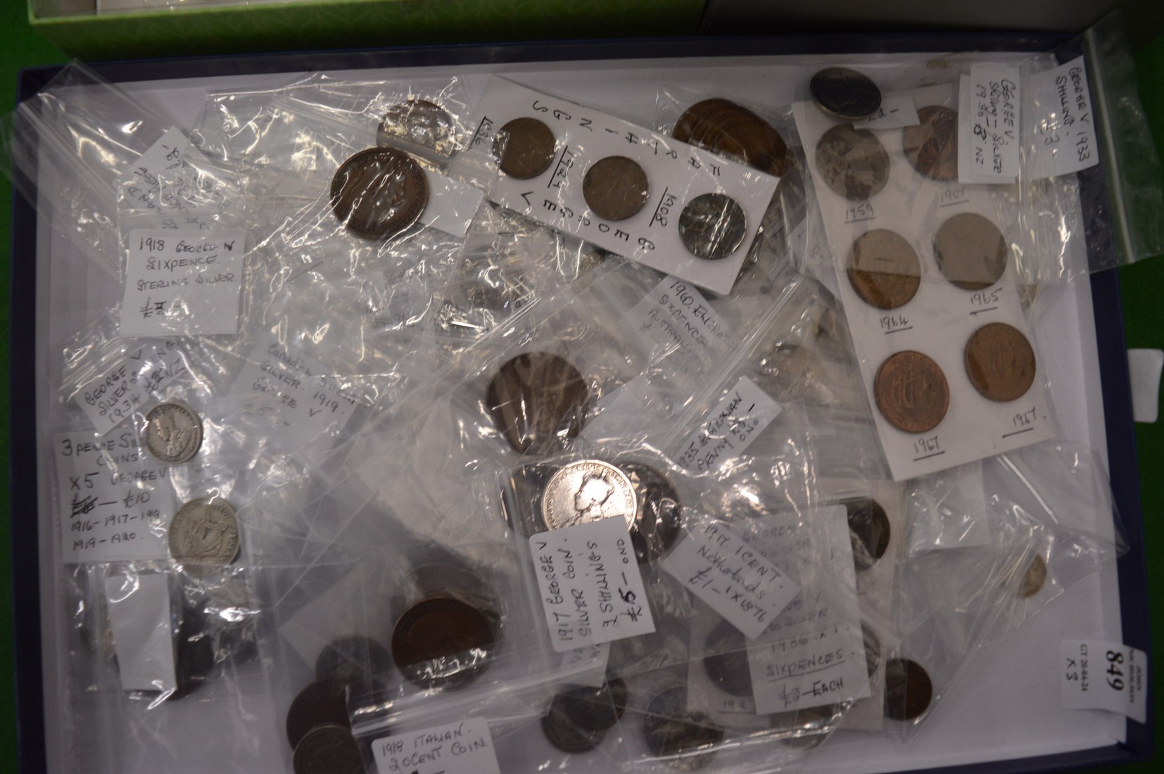 A good collection of pre-decimal coins to include an 1862 penny in good condition. - Image 2 of 6