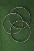A set of three bangles.