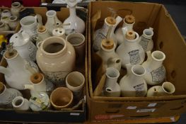 A large collection of Dr Nelsons inhaler and similar items.