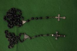Two rosary's.