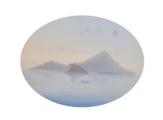 19th Century Neapolitan School, a pair of gouache views around the bay of Naples, each 5.25