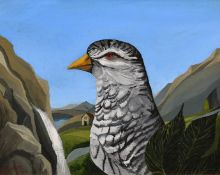 Terence Tarsnane (b. 1939), 'Cuckoo', circa 1979, acrylic, signed and dated, 9