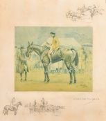 Snaffles, 'A Bona Fide Fox Chaser', colour print, signed in pencil, 10