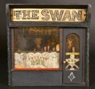 Sam Smith / Alan Verner Smith (1908-1983), 'The Swan 1958', a model of The Swan Public House, with