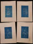 J. C. Dollman Junr, 'Signs of the Zodiac', woodcuts, 10.5