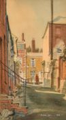 Peter Iden, Bakers Arms Hill, Arundel, watercolour, signed and dated 1970, inscribed verso, 10.5