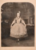 After John Everett Millais, 'A Minuet', mezzotint on India paper, with Print Sellers Association