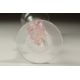 A DUTCH WINE GLASS with inverted bell bowl and coloured twist stem and knop. 6.5ins high. - Image 3 of 3