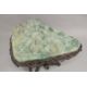 A SUPERB MARBLE TOP TABLE with rustic wooden base. 2ft 4ins long, 1ft 10ins wide at the longest - Image 2 of 6