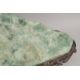 A SUPERB MARBLE TOP TABLE with rustic wooden base. 2ft 4ins long, 1ft 10ins wide at the longest - Image 5 of 6