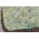 A SUPERB MARBLE TOP TABLE with rustic wooden base. 2ft 4ins long, 1ft 10ins wide at the longest - Image 4 of 6