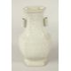 A CHINESE CRACKLE GLAZE TWIN HANDLE VASE. 22.5cms high. - Image 1 of 6