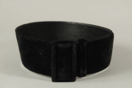 A GIORGIO ARMANI LEATHER BELT. 88cms long.