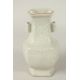 A CHINESE CRACKLE GLAZE TWIN HANDLE VASE. 22.5cms high. - Image 3 of 6