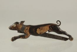 A NOVELTY BONE DOG KNIFE. 8.5cms long.