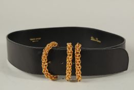 A PALSHA PICASSO LEATHER BELT. 92cms long.
