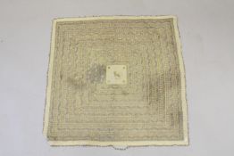 A FINE OTTOMAN METAL THREAD EMBROIDERED TEXTILE.