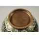 A CHINESE BLACK GROUND CLOISONNE FLORAL VASE, 25cm high. - Image 6 of 6