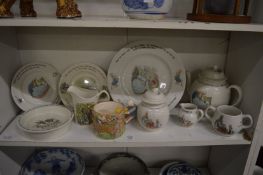 A quantity of Wedgwood Peter Rabbit china.