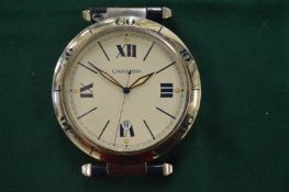 A Cartier desk clock.