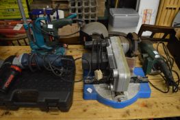 Various power tools.