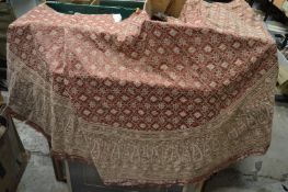 An Islamic metal thread embroidery.