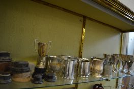 Plated goblets, tankards, trophy cups etc.