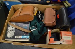 Camera equipment, binoculars etc.