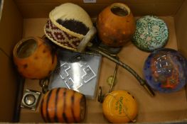 Gourd cups, paperweights etc.