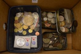 A quantity of coins.