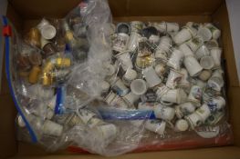 Large quantity of thimbles.