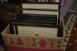 A box of engravings, figure subjects etc.