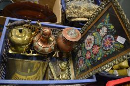 Copper and brass ware etc.